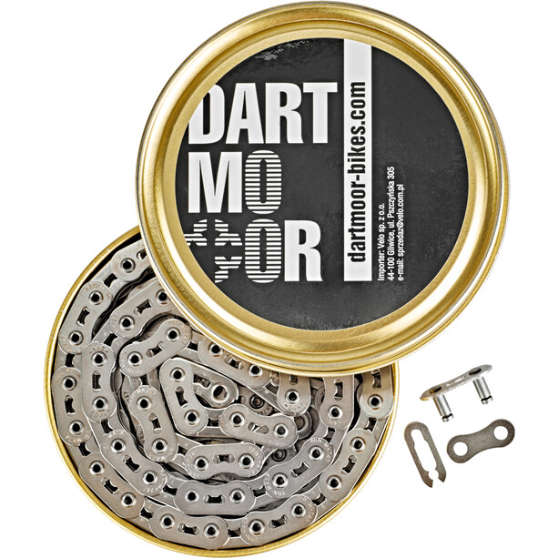 DARTMOOR Core Light Singlespeed Kette 1/8" silber