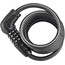 ABUS Numero 5510C/180/10 Bloqueador de cable en espiral SCMU, negro