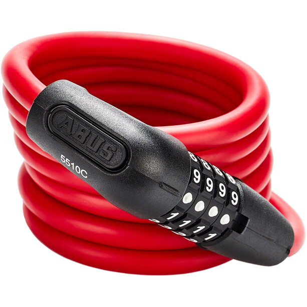 ABUS Numero 5510C/180/10 Coil Cable Lock SCMU red