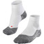 Falke RU4 Calcetines cortos running Hombre, blanco/gris