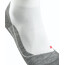 Falke RU4 Calcetines cortos running Mujer, blanco/gris
