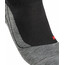 Falke RU4 Calcetines invisibles para correr Hombre, negro/gris
