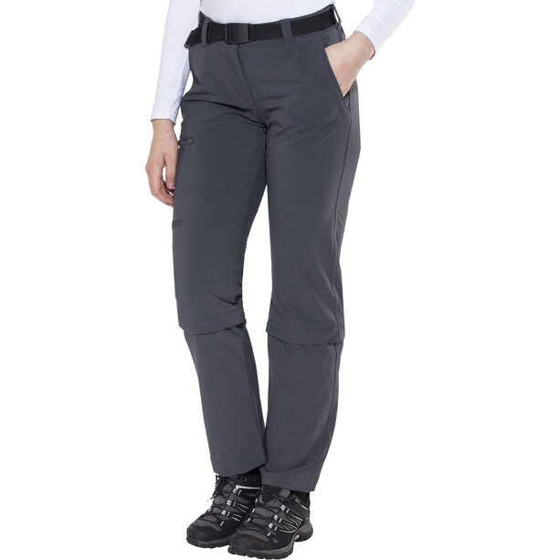Maier Sports Arolla Pantalones Zip-Off Mujer, gris