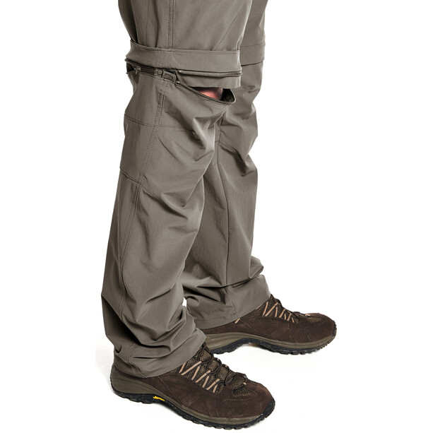 Maier Sports Tajo 2 Pantalon convertible avec fermeture éclair Homme, marron