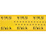 Fizik Superlight Tacky Rubans de cintre logo Fizik, jaune