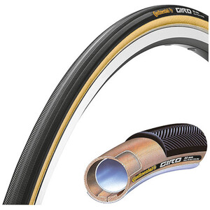 Continental Giro Tubular Tyre 700x22C, czarny/przezroczysty czarny/przezroczysty
