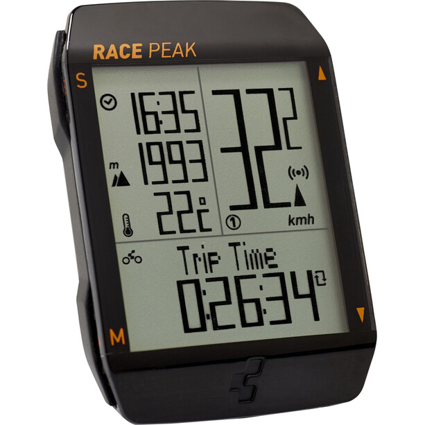 Cube Race Peak Compteur de vélo, noir