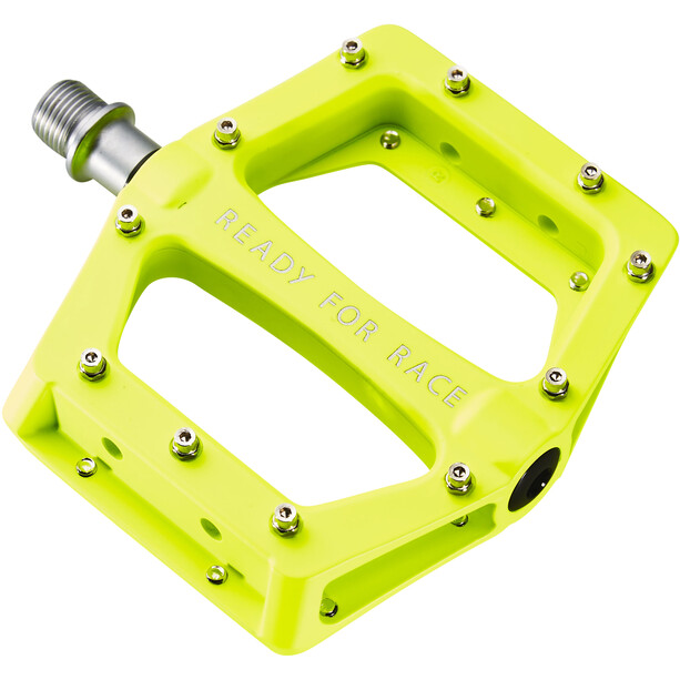 Cube RFR Flat Race Pedals neon yellow