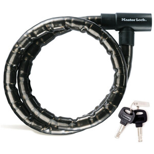 Masterlock 8218 PanzR Cable Lock 22 mm x 2.000 mm ブラック