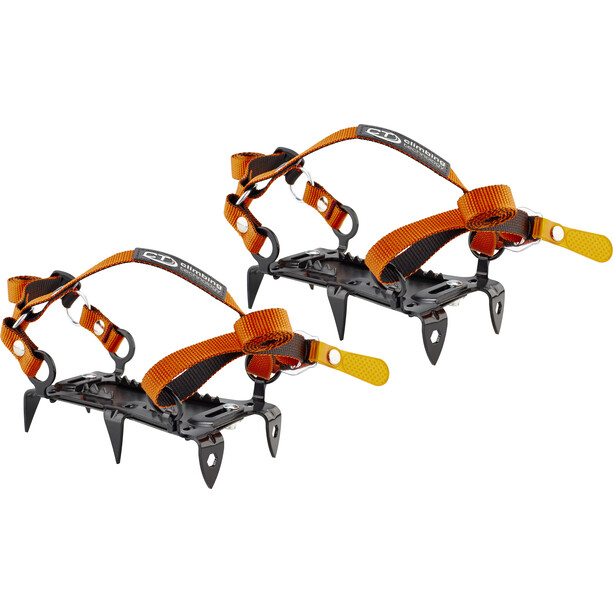 Climbing Technology Mini Crampon 6P Stijgijzers 6P, zwart/oranje
