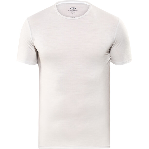 Icebreaker Anatomica Lyhythihainen Pyöreäkauluksinen T-paita Miehet, valkoinen