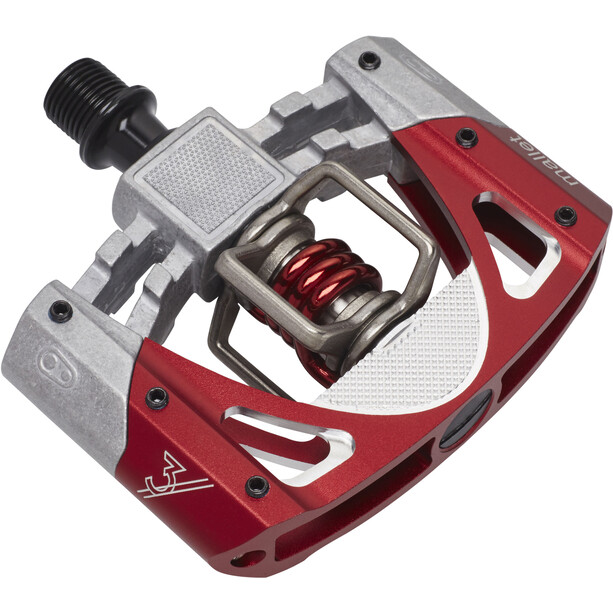Crankbrothers Mallet 3 Pedali, rosso/argento
