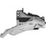 Shimano Altus FD-M370 Deragliatore 3x9 velocità fascetta Dual-Pull, nero/argento