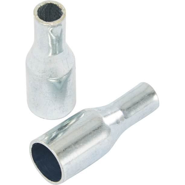 CAMPZ Ändkåpor för glasfiberstänger 9mm set om 2 silver