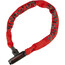 Kryptonite Keeper 785 Integrated Chain Łańcuch rowerowy z zamkiem, czerwony