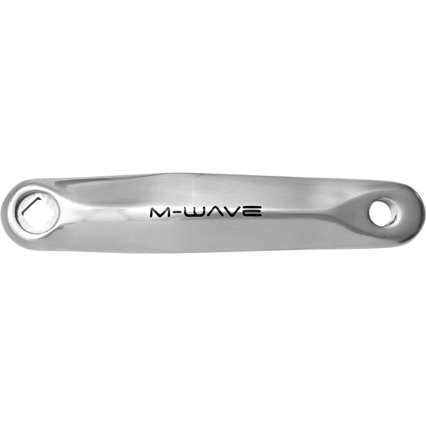 M-Wave Pédalier 1 vitesse 44 dents Aluminium/Acier, argent