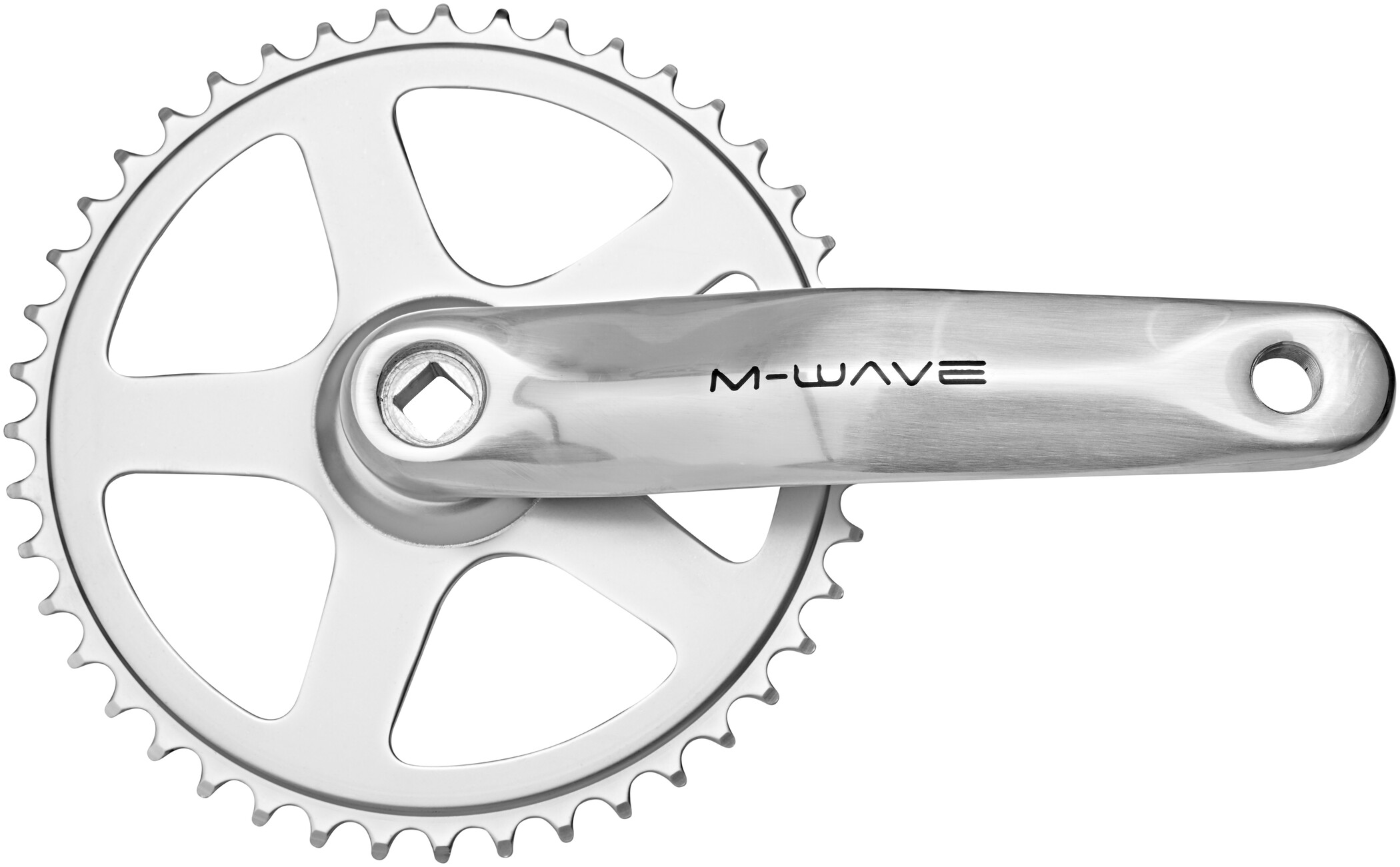 M-Wave pedalier kurbelsatz 46 dents alu/acier 