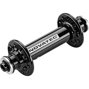 Novatec Ultralight Moyeu pour roue avant Racer, noir noir