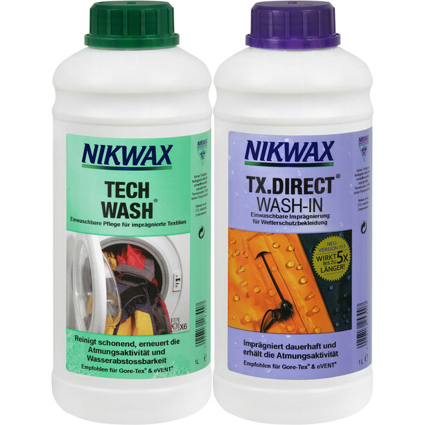 Nikwax Tech Wash + TX.Direct Wash-In 2x1l 