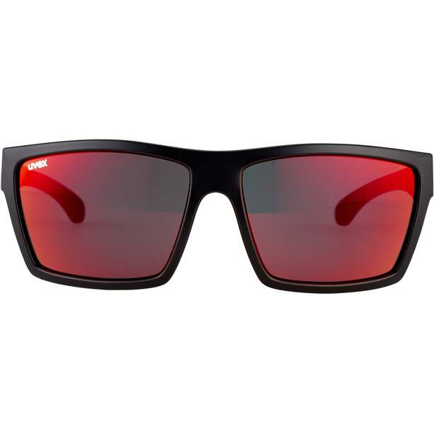 UVEX LGL 29 Glasses black mat/red