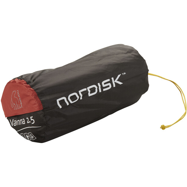 Nordisk Vanna 2.5 Selbstaufblasende Matte rot/schwarz