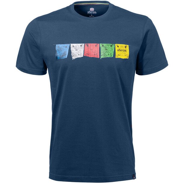 Sherpa Tarcho T-Shirt Herren blau