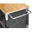 Outwell Padres XL Foldeskab med bordplade i bambus, grå