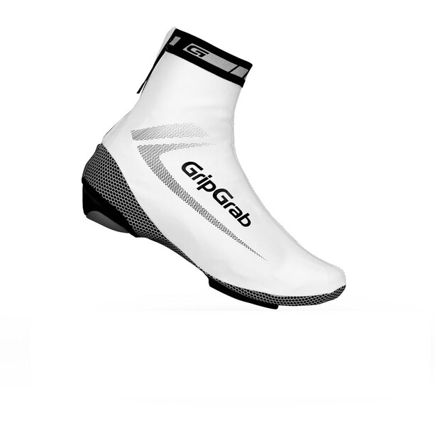 GripGrab RaceAqua Ochraniacze wodoodporne na buty, biały