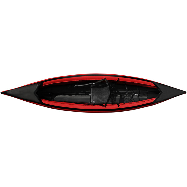 nortik scubi 1 XL Båd, sort/rød