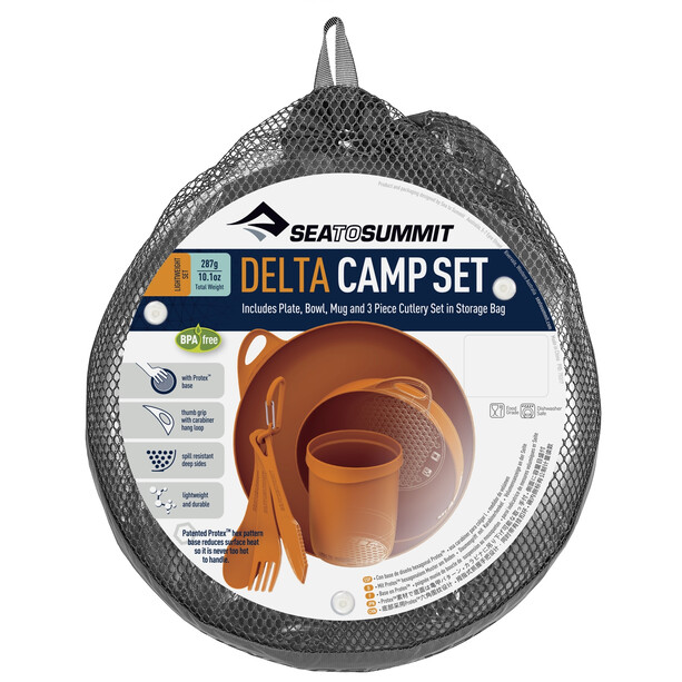 Sea to Summit Delta Camping Set grau