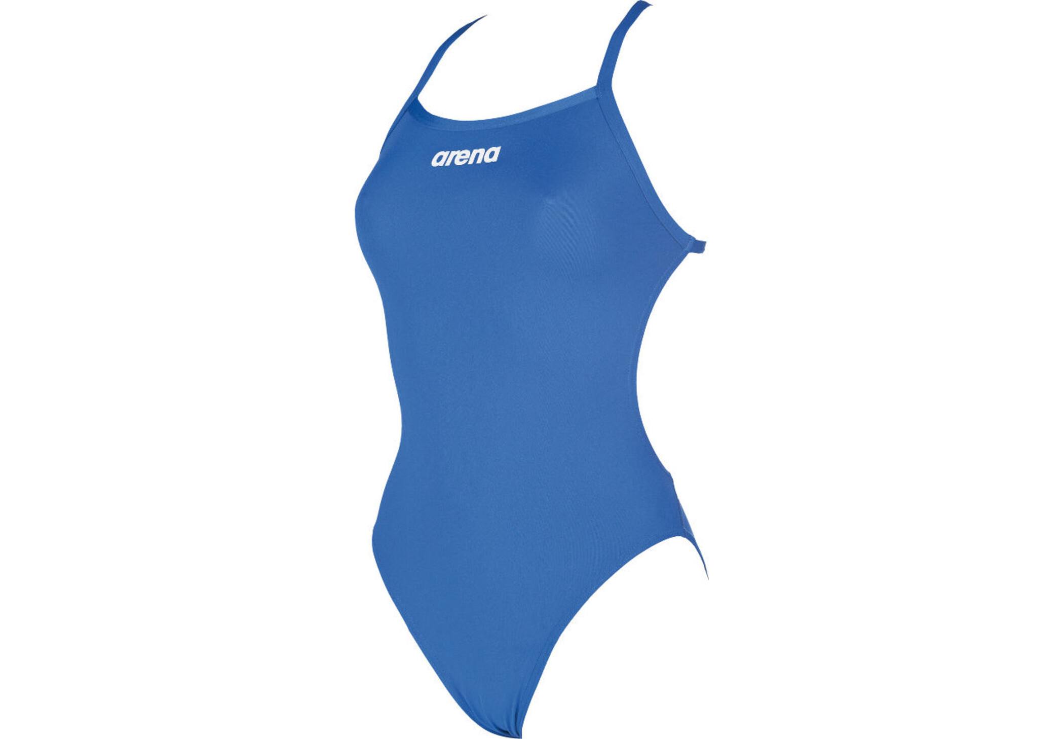 arena Solid Light Tech High Jednoczęściowy strój kąpielowy Kobiety, niebieski