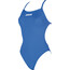 arena Solid Light Tech High One Piece Swimsuit Dames, blauw