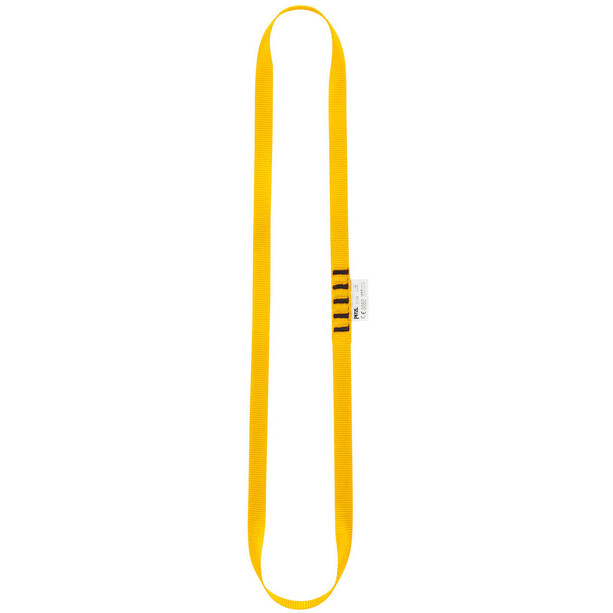 Petzl Anneau Pañuelo Tubo 60cm, amarillo