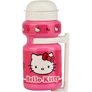 Bike Fashion Hello Kitty Trinkflasche 300ml mit Halter Mädchen pink pink