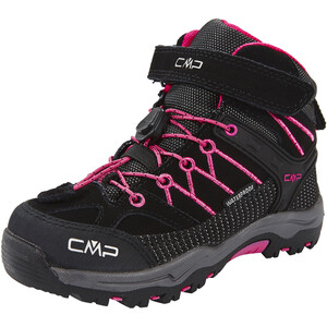 CMP Campagnolo Rigel WP Mid-Cut Trekkingschuhe Kinder schwarz/pink schwarz/pink