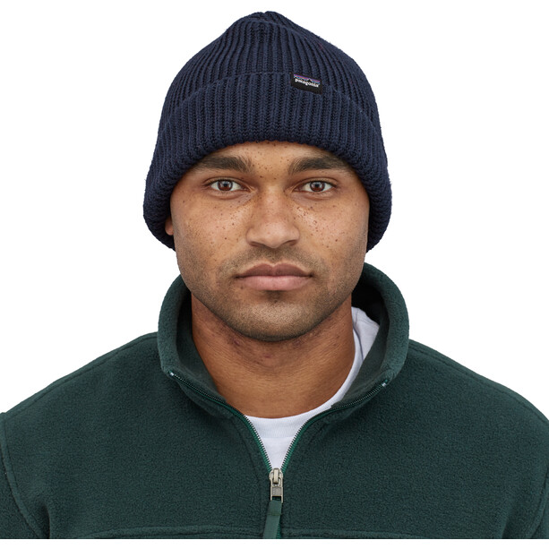 Patagonia Fishermans Rolled Beanie, azul