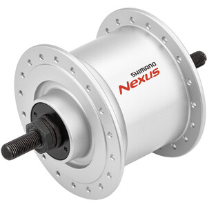 Shimano Nexus DH-C3000-3N Naafdynamo 3 Watt voor velgrem/schroefas, zilver zilver