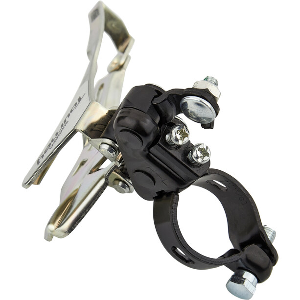 Shimano Tourney FD-TY300 Front Derailleur Clamp high 3x6- / 7-speed Down Pull black/silver