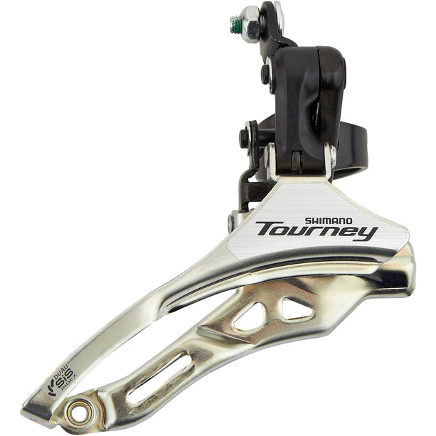 Shimano Tourney FD-TY300 Frontgir Klem høy 3x6- / 7-trinns Down Pull Svart/sølv