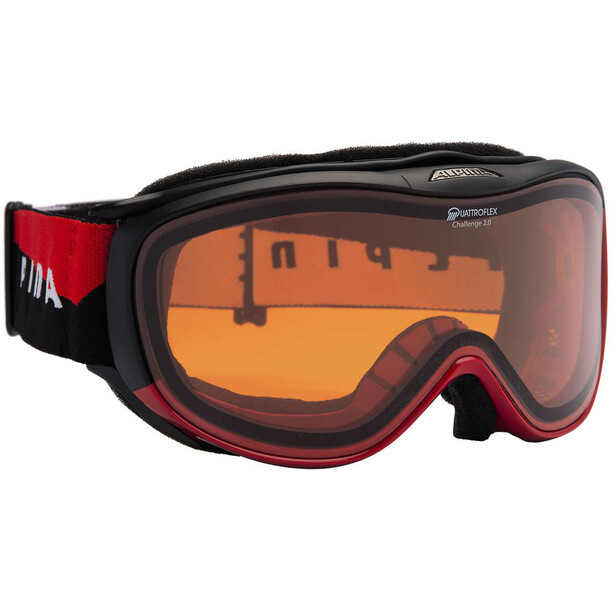 Alpina Challenge 2.0 Quattroflex Hicon S2 Goggles schwarz/rot