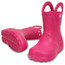 Crocs Handle It Regenstiefel Kinder pink