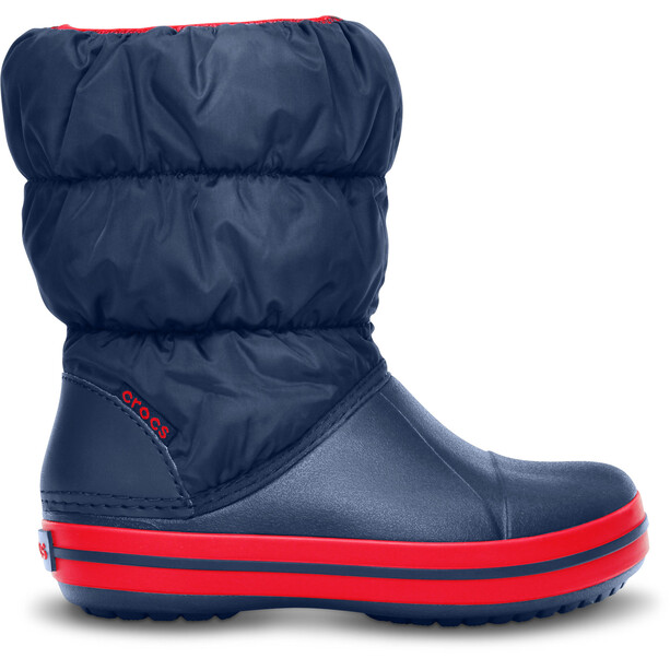 Crocs Winter Puff Boots Kids navy/red