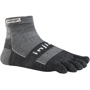 Injinji Outdoor Midweight Mini-Crew Wool Socks svart/grå svart/grå