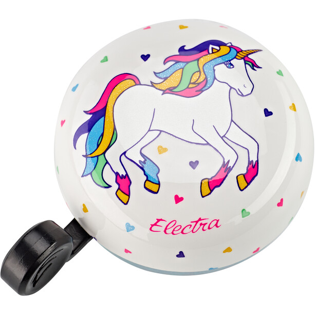 Electra Domed Ringer Fietsbel, wit/roze