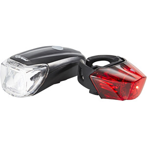 Red Cycling Products Power LED USB Belysningsset svart svart