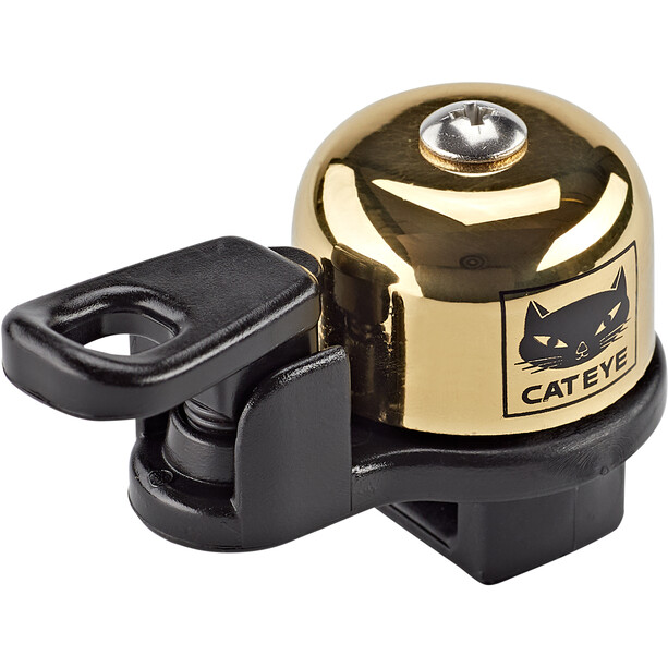 CatEye OH-2400 Micro Brass Fahrradklingel gold/schwarz