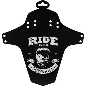Reverse Ride Fucking Downhill Garde-boue, noir/blanc noir/blanc