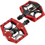 Crankbrothers Double Shot 3 Pedales, negro/rojo