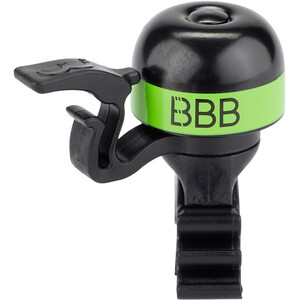 BBB Cycling MiniBell BBB-16 Sonnette, noir/vert noir/vert