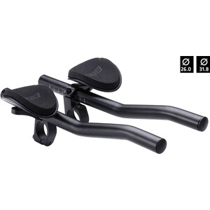 BBB Cycling AeroLight BHB-58 Accessoires pour cintre Ø26-31,8mm, noir noir